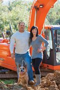 Jason Van Schoyck and Heather Biagi, co-owners of Pro Excavating and Grading